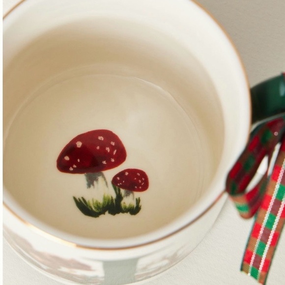NWT: Anthropologie Nathalie Lete Holiday Monogram “L” Mug - Picture 2 of 5
